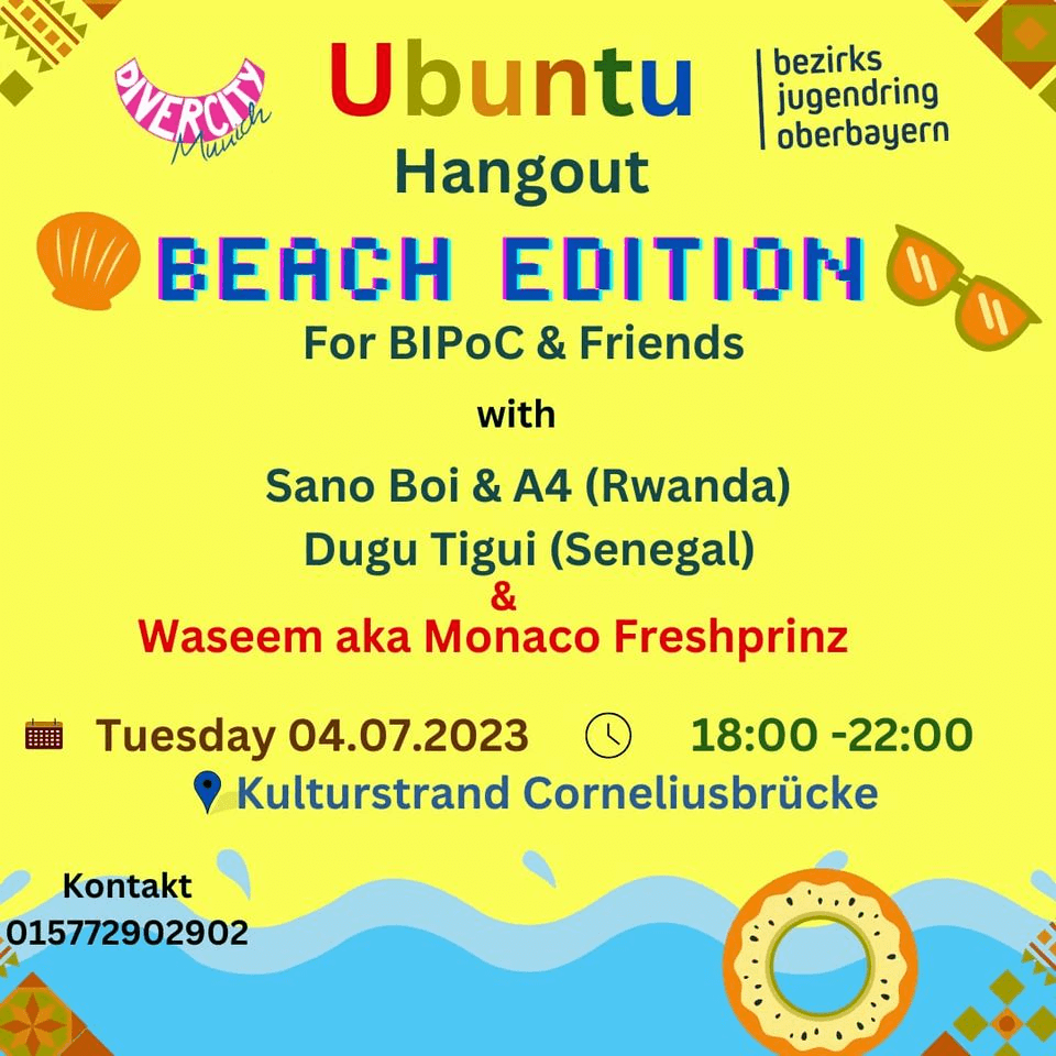 Free July Events In Munich Bipoc Beach Day