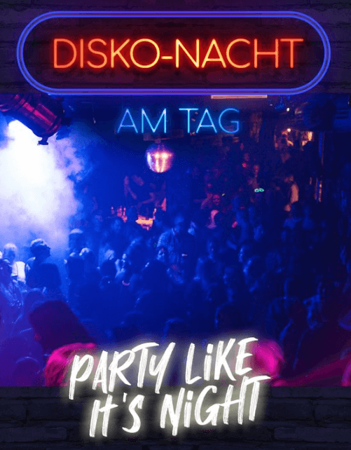 Weekend 39 Disko-Nacht am Tag