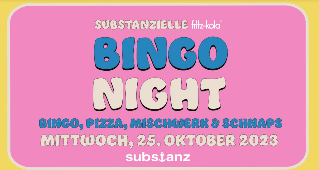 October Free Events Bingo Quiz Night