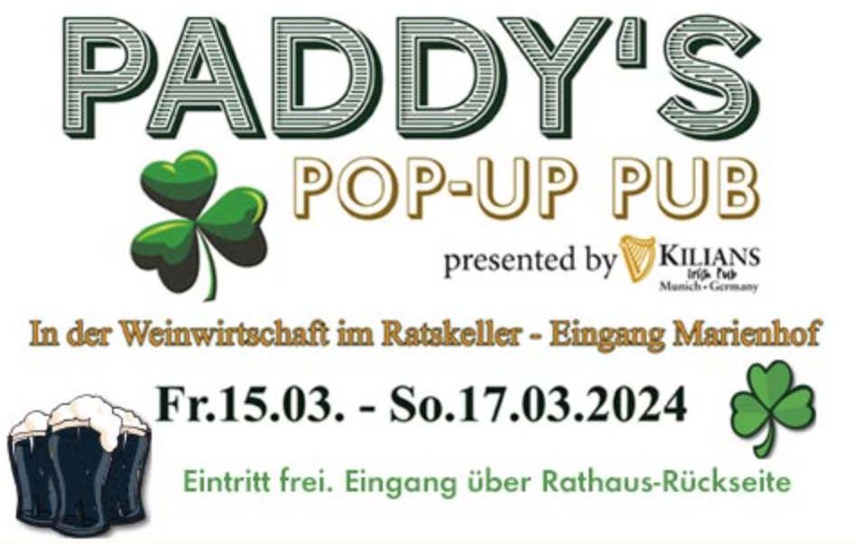 St. Patrick's Day Pop-Up Pub